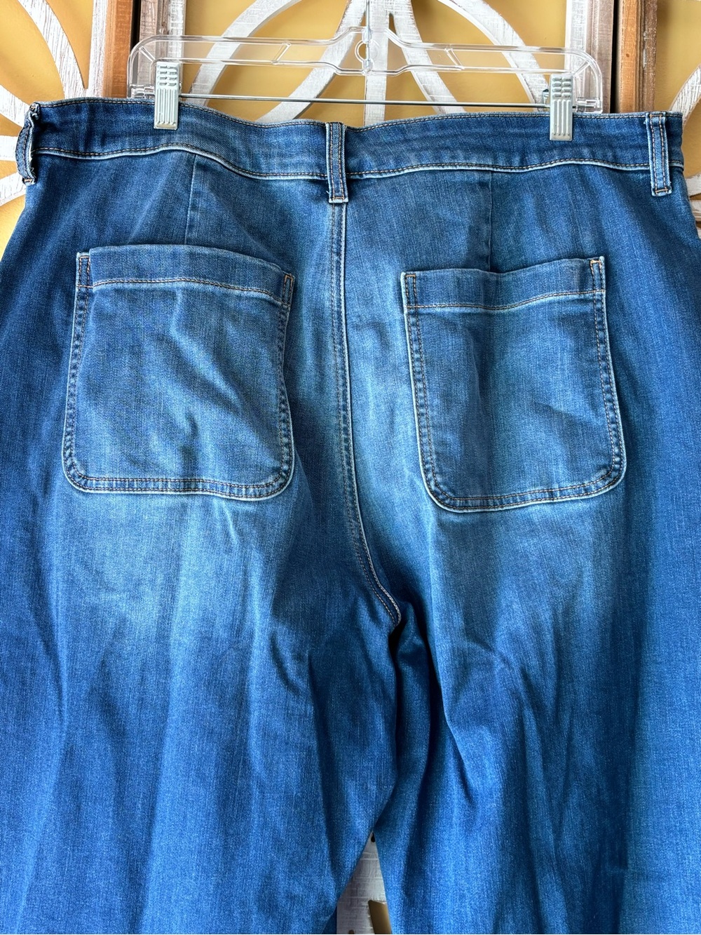 Torrid High Rise Wide Leg Everyday Jeans Size 18 Short Blue Plus Size Denim - Picture 10 of 11